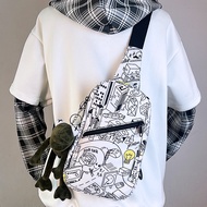 Messenger Bag Boy Bag Lightweight Shoulder Bag Youth Men Casual Shoulder Bag Handsome Chest Bag Boy 