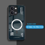 HP Shiny Glass Softcase For VIVO Y51 PRO Y500I Y31D - Casing VIVO Y51 PROhp - VIVO Y500I - NEWEST VI