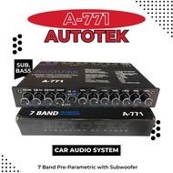 ปรีแอมป์ แอมป์รถยนต์ ปรีแอมป์ติดรถยนต์ เครื่องเสียง AUTOTEK รุ่น A-771 แยกซับ อิสระ