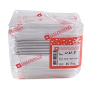 Foil Tray Cup 4618-P With Lid (10 Sets/Pack) Star Products