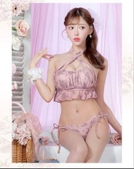 Whip Bunny 明日花品牌碎花比堅尼
