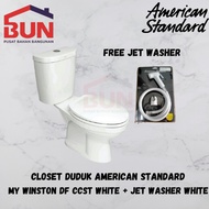 Closet Duduk American Standard MY WINSTON DF CCST WHITE + JET WASHER WHITE