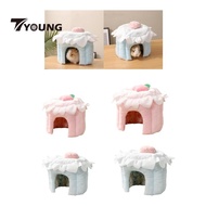 [In Stock] Guinea Pig Hideout, Hamster House, Cartoon Cute Lovely Warm Cave for Hamster