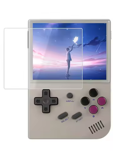 HD Tempered Glass for Anbernic RG35XX Ultra Clear Screen Protector for RG 35XX Full Coverage Protect