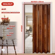 Accordion door Indoor folding door PVC household sliding door Track door Folding door PVC door Bathr