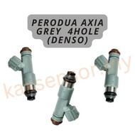 1PC PERODUA AXIA 2014 - 2016 fuel injector nozzle valve (GREY - 4 HOLE ) 23209-BZ040 DENSO