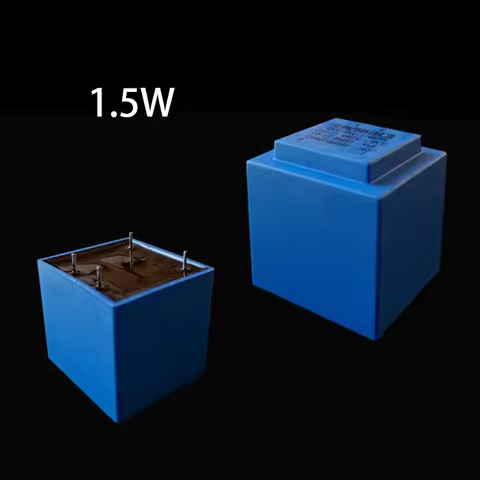 EI 1.5W 1.5VA AC 220V To 9V 12V 28*31*32.5mm Mini Sealed Plug In PCB Board 4 Pins 10/20mm Needle Pow