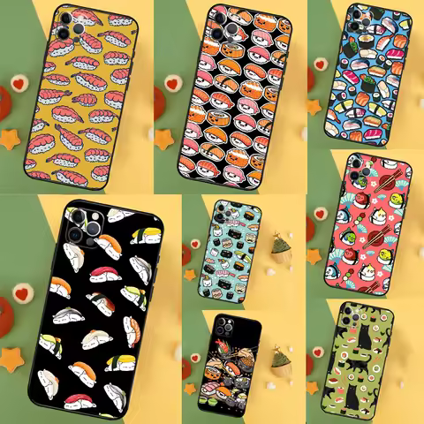 Food Sushi For Huawei Nova Y61 Y73 Y70 Y72 Y60 Y90 Y91 7i 8i 11i 12i 12s 9 10 SE P20 P30 P40 Lite Ca