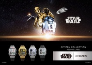 佐敦門市 全新 Citizen 聯乘 crossover Star Wars JG2121-54A R2-D2 JG2123-59E C-3PO JG2131-51H X-Wing JG2146-53