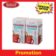 Live-well GLUCOsential+ For Diabetes Chocolate 400g / 2 x 400g