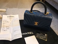 Chanel Coco Handle Small Navy Lizard 專門店單