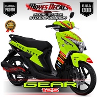 ⭐⭐⭐⭐⭐decal mio gear 125 stiker decal mio gear 125 decal motor mio gear 125 full body stiker variasi 