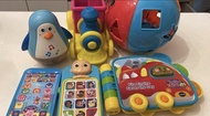 VTech 聲光玩具套裝 鋼琴電話 消防車 企鵝火車