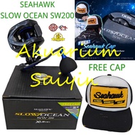 SEAHAWK SLOW OCEAN WITH CAP OVERHEAD BAITCAST BC SALTWATER JIGGING FAST JIG FISHING REEL MESIN PANCI
