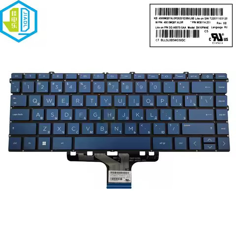RU Ukrainian Russian Laptop Keyboard For HP Pavilion 14-DY 14M-DY M38114 M28289-251 M28289-BD1 Repla