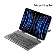 Bàn Phím Không Dây Gấp Gọn AJIUYU Có Chân Đế Bàn Phím Mini Dành Cho Máy Tính Bảng iPad Máy Tính Xách