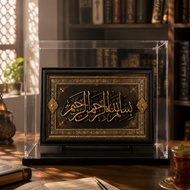 Makkah Clock Tower Acrylic Display Box 麦加皇家钟塔积木收纳盒透明亚克力 Kotak Pameran