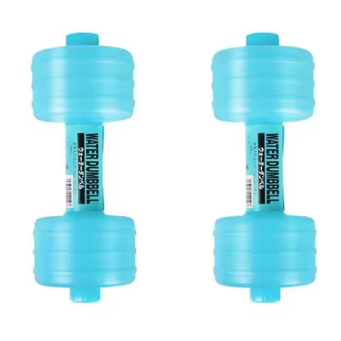 1-2Pc of 1000ml Dumbbell Adjustable Weight Gym Water Dumbbell Women's Weight Loss Exercise Equipment