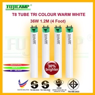 FLUORESCENT LAMP (T8 GLASS TUBE) 36W TRI COLOUR X 5 PCS/10PCS