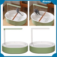 [Direrxa] Automatic Parrot Bathtub Bird Bath Bird Bath Shower Box with Pump Lovebird Shower Fountain