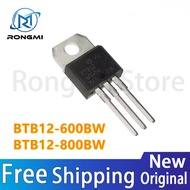 -44444-  10Pcs BTB12-600BW BTB12 600BW BTB12-800BW BTB12 800BW TO-220 Direct insertion transistor bi