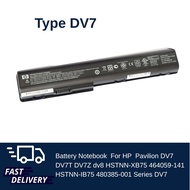แบตเตอรี่ HP Pavilion DV7 DV7T DV7Z HDX X18 HDX18 HDX18T dv8 dv8t HSTNN-XB75 DV7-1000 464059-141 HST