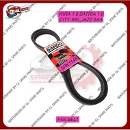 FAN BELT PROTON WIRA 1.6,SATRIA 1.6,HONDA CITY SEL JAZZ SAA (5PK1145) BANDO ORIGINAL AIRCOND BELT