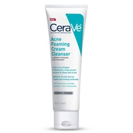 [ของแท้ 100%] CERAVE ACNE FOAMING CREAM CLEANSER BENZOYL PEROXIDE ACNE TREATMENT 150 ml.