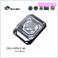 BSHWJ Bykski Cpu ระดับน้ำ LGA115X อินเทล2011 /Amd AM4 Ryzen 3/5/7 X470 X570 Cpu Waterkoeling Koel Ko5 V/12V CPU-XPR-C-I /M NDJET