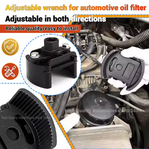 60-105mm Adjustable Steel Spanner For Car Oil Filter Wrench Fuel Filter Cast Removal Repair Tool Tru