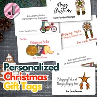 Personalized Christmas Gift Tags | Parol Design | Holiday Cards | Gift Card | Gift Tag | Pinoy