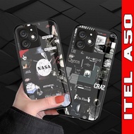 Latest Itel A50 Glass Softcase 2025 - Full Cover Case Camera Protector Anti-Fungus [M168]