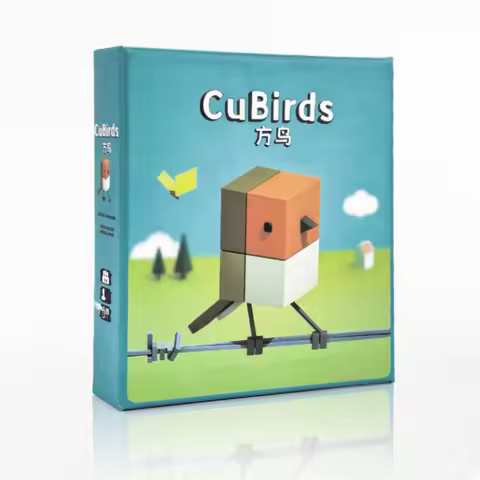 Hot Games CuBirds Strategic Family Board Game Engaging Card Game for 2 5 Players 20 Minutes Play