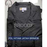 Best seller BAJU PDL HITAM JATAH BRIMOB (baju &amp; celana)