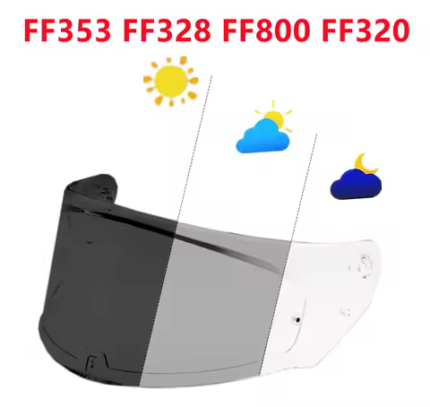 LS2 Visor For FF320 Stream FF353 Rapid FF320 FF800 Motorcycle Helmet Original Replase Extra Lens Bla
