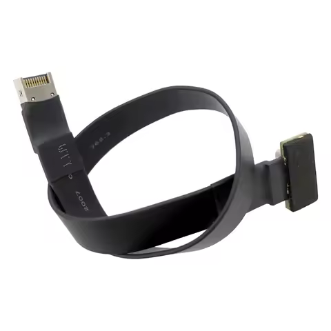 USB 3.1 3.2 Type-C Front Panel Header Extension Cable Type E to 90 Degree Type C Gen 2x2 Internal Ad