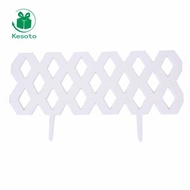[Kesoto] Garden Border Fence Interlocking Panels Modern Lattice for Flower Beds