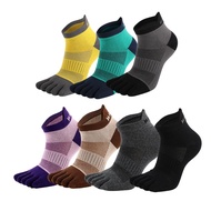 Outdoor Hiking Men's Cotton Socks Breathable Marathon Running Five-Finger Socks Anti-Slip Sports Soc