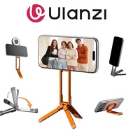 Ulanzi MA30S Magnetic Phone Holder Carabiner Tripod Selfie Stick Stand for Mobile Smartphone