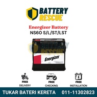[Installation Provided] NS60 | 46B24 | Energizer Car Battery Bateri Kereta | Waja Saga Vios Honda | NS60S NS60L NS60LS