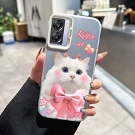 Case For OPPO A57 2022 A77 2022 A57s A57e A77s Cute Cat Phone Phone Case