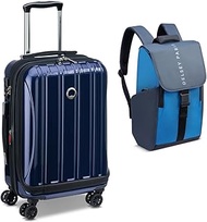 Delsey SECURFLAP Backpack 16 Helium AERO 2.0 TR TSA 4W 55 Suitcase, blue, One Size