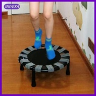 [Iniyexa] Mini Trampoline Quiet Jumping Bed Round Trampoline Folding Trampoline for Yard