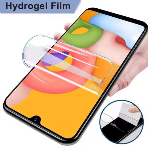 For Tecno Pop 5 Pova 2 Screen Protector Spark 7Pro 7P T Go 2021 Hydrogel Film on Tecno Camon 18 16 S