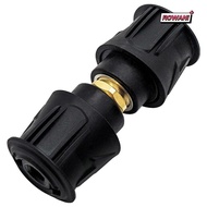 ROWAN1 High pressure hose adapter, Black Water Pipe Extension Accessories High pressure quick connector, Plastic Quick Connection Pressure washer quick adapter for Karcher