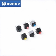 10 Keping/banyak Butang HUANO 6*6*7.3mm suis mikro tetikus quare Merah Hitam Kuning Biru Hijau 3 jut