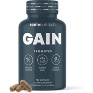 Gain | Appetite Booster, Muscle Growth, Weight Gain, and Digestion Support Pills for Men and Women t