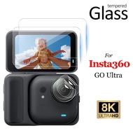 For Insta360 GO Ultra Tempered Glass Screen Protector 8K Ultra HD Camera Lens Protective Film Anti-S