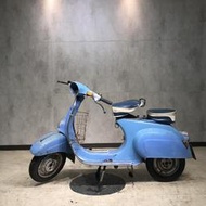 「大粒無牌車輛」古董車 藍色VESPA90，無牌-N-035