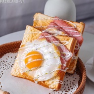 Simulation Toast Bread Prop for Food Decoration and Role Playing Games